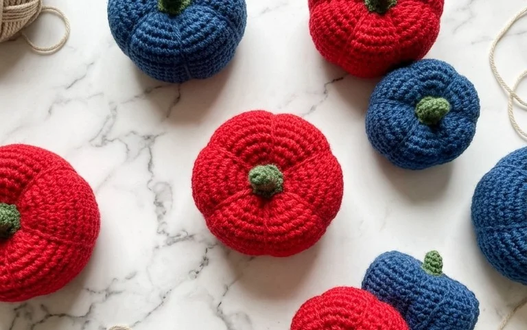 Easy Crochet Pumpkin Pot: Free Beginner Christmas Pattern