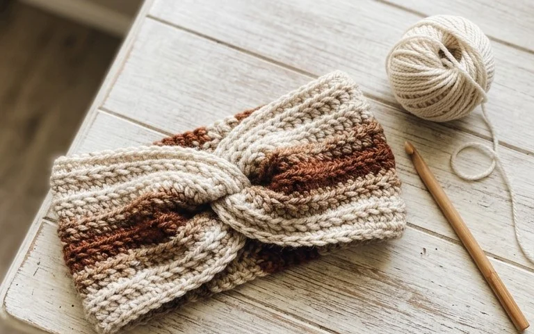 Simple Earwarmer Crochet Pattern – Free Beginner Tutorial