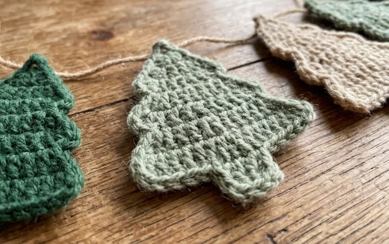 Quick Christmas Tree Garland Crochet Patterns - DIY Magazine