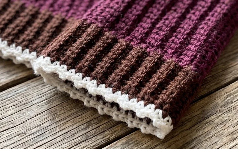 Ribbed Wrist Warmers Crochet Free Pattern - Crochet & Knitting