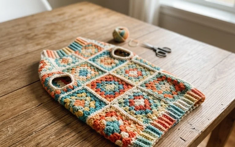 Easy Crochet Dog Sweater: Free Beginner Step-by-Step