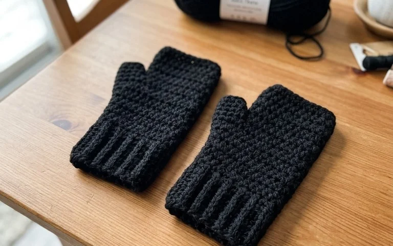 Easy Crochet Fingerless Gloves: Free Pattern & Tutorial