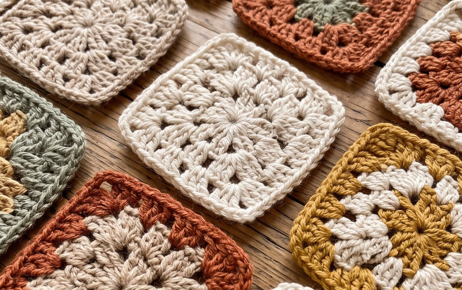 Different Granny Square Patterns