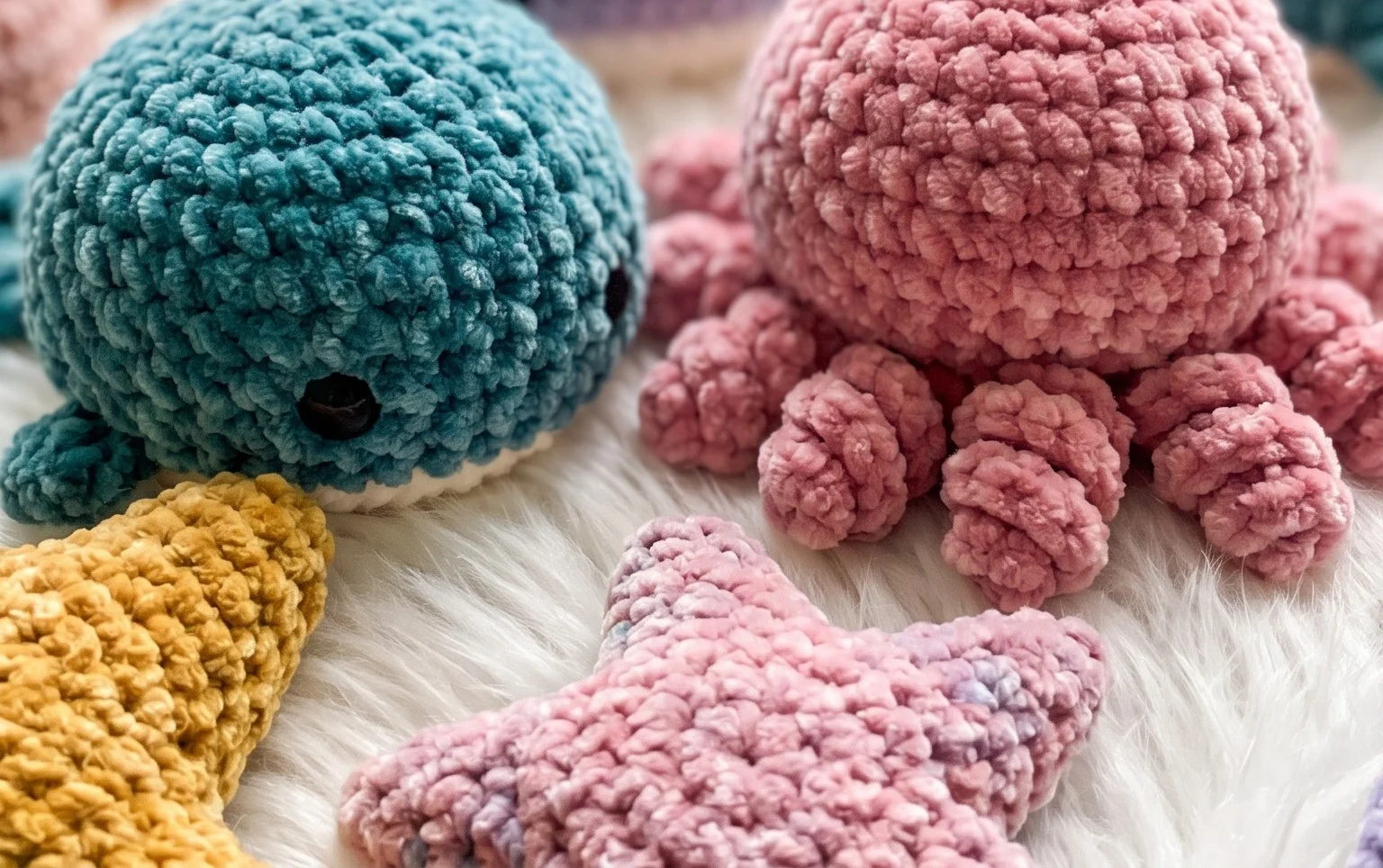11 Free Crochet Sea Animal Patterns In Video Format