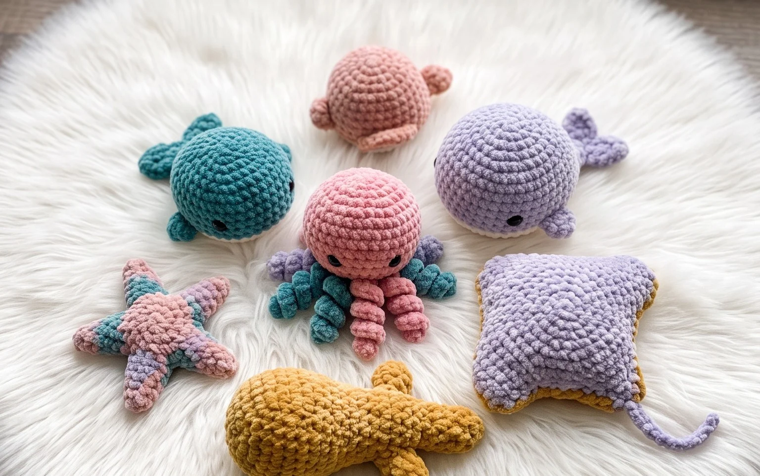 11 Free Crochet Sea Animal Patterns: Easy Video Tutorials