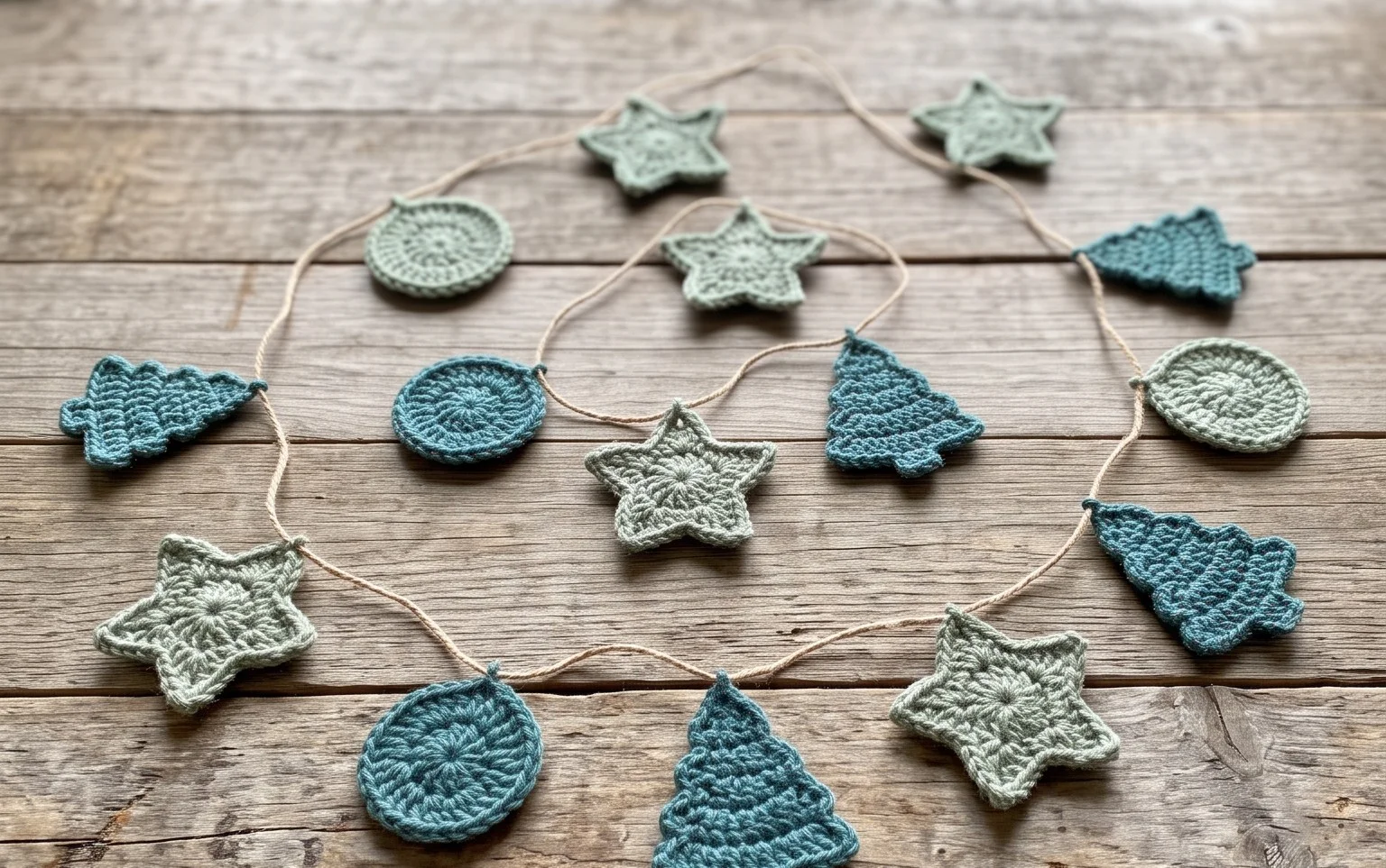 Easy Christmas Garland Crochet Patterns: Free DIY Guide