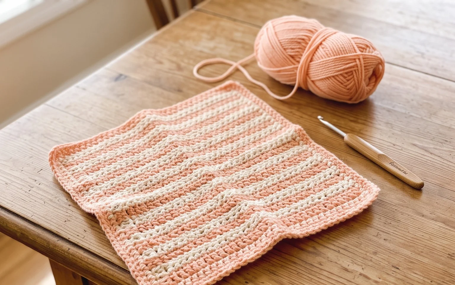 Soft Crochet Baby Washcloth: Free Easy Beginner Pattern