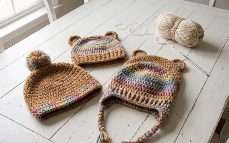 Easy Baby Winter Hat Pattern: Free Beginner Crochet Guide